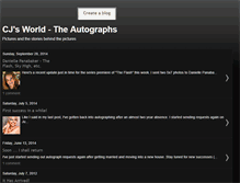 Tablet Screenshot of cjs-world-the-autographs.blogspot.com