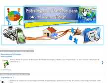 Tablet Screenshot of estrateaprendizaje.blogspot.com