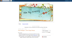 Desktop Screenshot of blueskyscrapping.blogspot.com