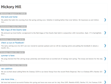 Tablet Screenshot of hickoryhill-redcows.blogspot.com