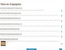 Tablet Screenshot of infinitaspalavrasengasgadas.blogspot.com