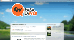 Desktop Screenshot of pasalaweb.blogspot.com