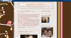 Desktop Screenshot of fisherfamily6.blogspot.com