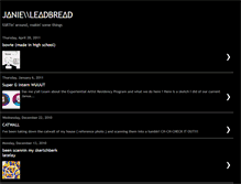 Tablet Screenshot of janieledford.blogspot.com