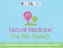 Tablet Screenshot of naturalmedicineformyfamily.blogspot.com