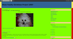 Desktop Screenshot of olsenchristmas07.blogspot.com