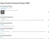 Tablet Screenshot of olsenchristmas07.blogspot.com