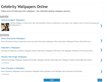 Tablet Screenshot of celebritywallpapersonline.blogspot.com