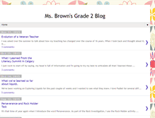 Tablet Screenshot of msbrownsgrade2class.blogspot.com