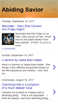 Mobile Screenshot of abiding-savior.blogspot.com