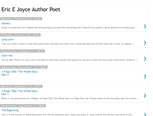 Tablet Screenshot of ericejoyceauthorpoet.blogspot.com