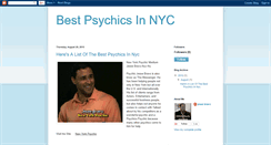 Desktop Screenshot of bestpsychicsinnyc.blogspot.com