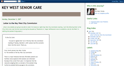 Desktop Screenshot of keywestseniorcare.blogspot.com