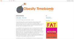 Desktop Screenshot of obesitytimebomb.blogspot.com