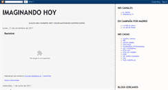 Desktop Screenshot of imaginando-hoy.blogspot.com
