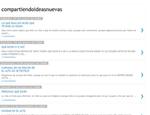 Tablet Screenshot of compartiendoideasnuevas.blogspot.com