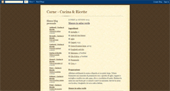 Desktop Screenshot of carne-cucina-ricette.blogspot.com