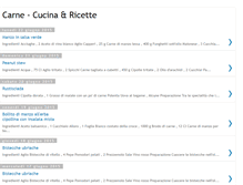 Tablet Screenshot of carne-cucina-ricette.blogspot.com