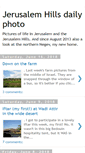 Mobile Screenshot of jerusalemhillsdailyphoto.blogspot.com