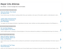 Tablet Screenshot of mayor-lito-atienza.blogspot.com