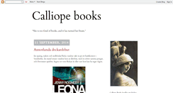 Desktop Screenshot of calliope-books.blogspot.com