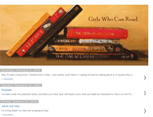 Tablet Screenshot of girlswhocanread.blogspot.com