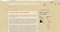 Desktop Screenshot of cebadafermentada.blogspot.com