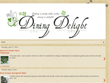 Tablet Screenshot of dining-delight.blogspot.com