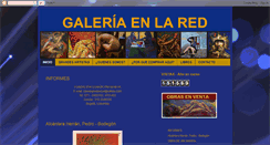 Desktop Screenshot of galeriaenlared.blogspot.com