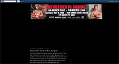 Desktop Screenshot of mayweathervsmarquez.blogspot.com