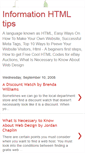 Mobile Screenshot of info-html-tips.blogspot.com