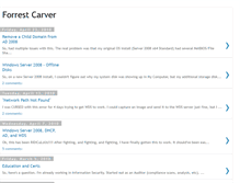 Tablet Screenshot of forrestcarver.blogspot.com