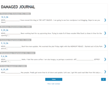 Tablet Screenshot of damagedjournal.blogspot.com