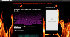 Desktop Screenshot of darkelectrosaoluis.blogspot.com