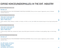 Tablet Screenshot of exposeentertainmentpaedophilles.blogspot.com