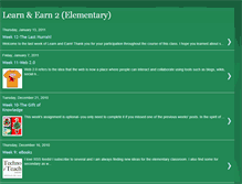 Tablet Screenshot of learnandearnelementary2.blogspot.com