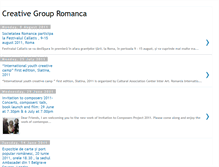 Tablet Screenshot of creativegroupromanca.blogspot.com