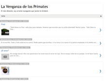 Tablet Screenshot of lavenganzadelosprimates.blogspot.com