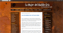 Desktop Screenshot of lamujerdelhatillogris.blogspot.com