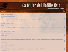 Tablet Screenshot of lamujerdelhatillogris.blogspot.com