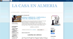 Desktop Screenshot of almeriacasadelajedrez.blogspot.com