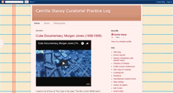 Desktop Screenshot of curatorialpracticelog.blogspot.com