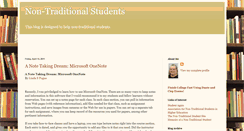 Desktop Screenshot of non-traditional-student.blogspot.com