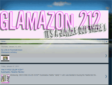 Tablet Screenshot of glamazon-212.blogspot.com