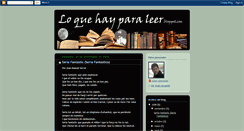 Desktop Screenshot of loquehayparaleer.blogspot.com