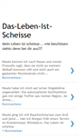 Mobile Screenshot of das-leben-ist-scheisse.blogspot.com