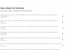 Tablet Screenshot of das-leben-ist-scheisse.blogspot.com
