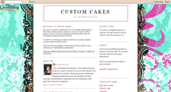 Desktop Screenshot of customcakesforyou.blogspot.com