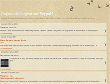 Tablet Screenshot of gagner-argent-sur-paypal.blogspot.com