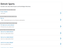 Tablet Screenshot of detroitsports.blogspot.com